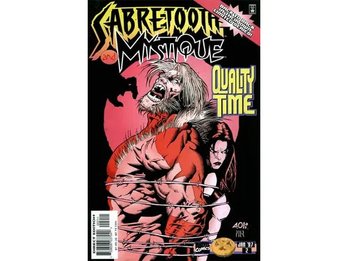 Comic Books Marvel Comics - Sabretooth & Mystique (1996) 002 (Cond. G DAMAGED) 21045 - Cardboard Memories Inc.