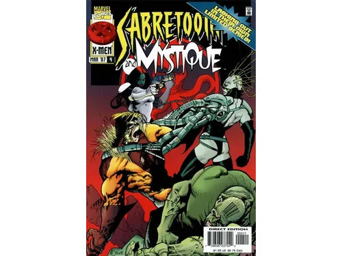 Comic Books Marvel Comics - Sabretooth & Mystique (1996) 004 (Cond. G) 21047 - Cardboard Memories Inc.