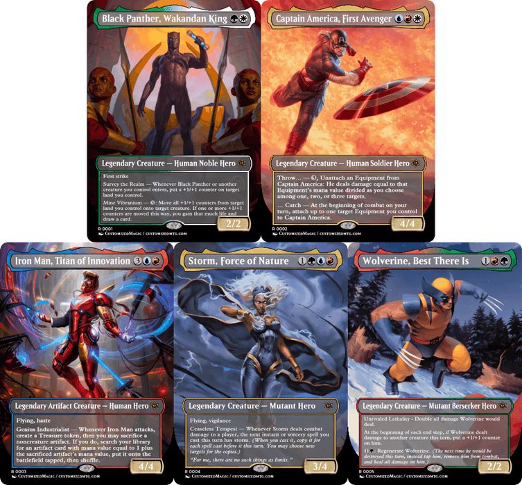 Supplies Magic the Gathering - Marvel 6 - Secret Lair - Cardboard Memories Inc.