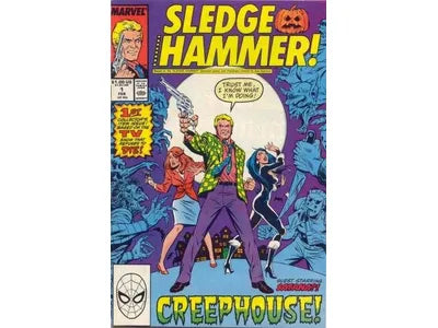 Comic Books Marvel Comics - Sledge Hammer (1988) 001 (Cond. VF-) - 19163 - Cardboard Memories Inc.