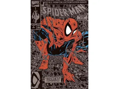 Comic Books, Hardcovers & Trade Paperbacks Marvel Comics - Spider-Man 001 Silver Variant (Cond. VF-) 18994 - Cardboard Memories Inc.