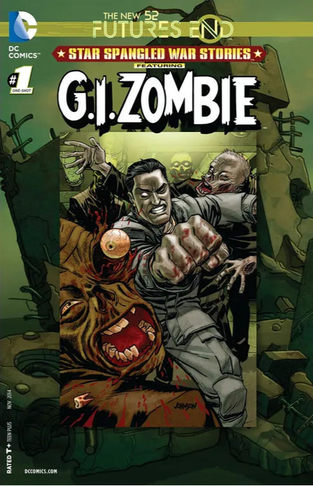 Comic Books DC Comics - GI Zombie Futures End 001 Lenticular Cover Variant Edition (Cond. FN) - 19140 - Cardboard Memories Inc.