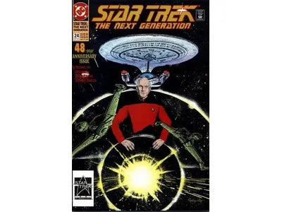 Comic Books DC Comics - Star Trek The Next Generation (1989 2nd Series) 024 (Cond. VF-) - 19080 - Cardboard Memories Inc.