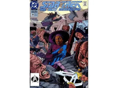 Comic Books DC Comics - Star Trek The Next Generation (1989 2nd Series) 034 (Cond. VF-) - 19089 - Cardboard Memories Inc.