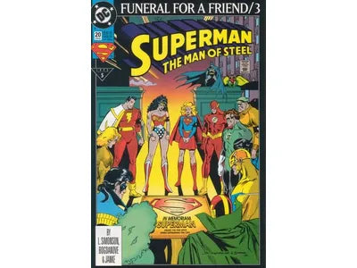 Comic Books DC Comics - Superman Man of Steel (1991) 020 (Cond. VF-) - 18766 - Cardboard Memories Inc.