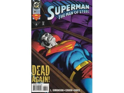 Comic Books DC Comics - Superman Man of Steel (1991) 038 (Cond. VF-) 18782 - Cardboard Memories Inc.