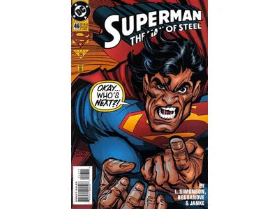 Comic Books DC Comics - Superman Man of Steel (1991) 046 (Cond. VF-) - 18756 - Cardboard Memories Inc.