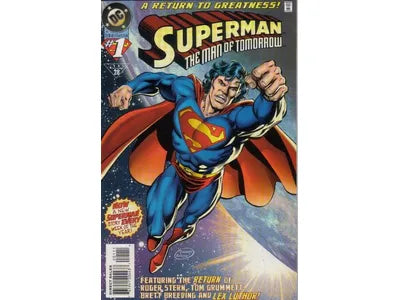 Comic Books DC Comics - Superman The Man Of Tomorrow 001 (Cond. VF-) 18790 - Cardboard Memories Inc.