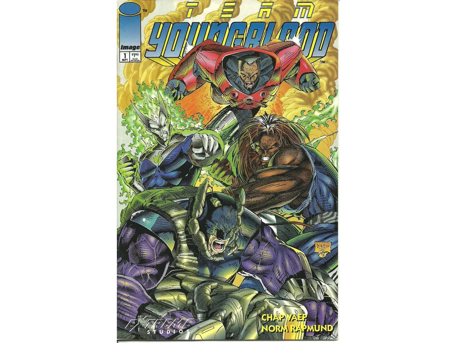 Comic Books Image Comics - Team Youngblood 001 (Cond. VF-) - 17392 - Cardboard Memories Inc.