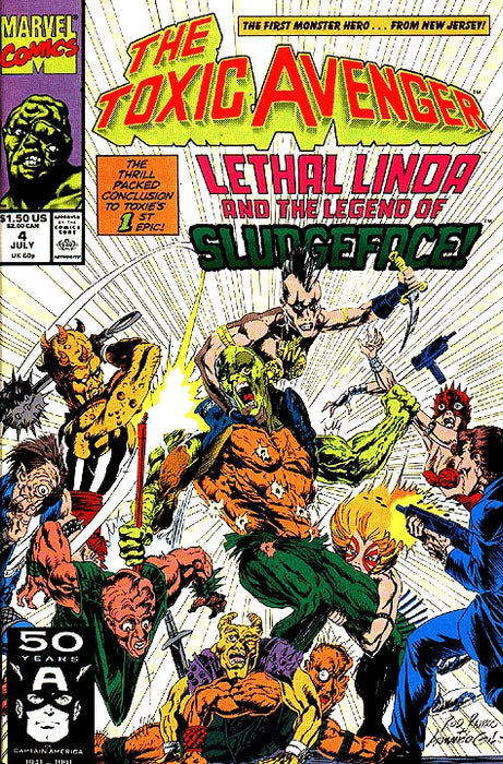 Comic Books Marvel Comics - Toxic Avenger (1991) 004 (Cond. FN) 21841 - Cardboard Memories Inc.