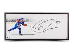  Upper Deck - Authenticated - Connor McDavid Autographed 46X20 Edmonton Oilers Picture - ORDER VIA EMAIL ONLY - Cardboard Memories Inc.