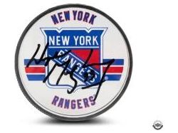  Upper Deck - Authenticated - Wayne Gretzky Autographed New York Rangers Hockey Puck - ORDER VIA EMAIL ONLY - Cardboard Memories Inc.