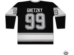  Upper Deck - Authenticated - Wayne Gretzky Autographed LA Kings Jersey Black - ORDER VIA EMAIL ONLY - Cardboard Memories Inc.
