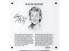 Upper Deck - Authenticated - Wayne Gretzky Autographed Hockey Hall of Fame 9x9 Plaque - 96661 - ORDER VIA EMAIL ONLY - Cardboard Memories Inc.