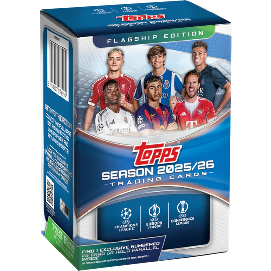 Sports Cards Topps - 2025-26 - UEFA - Soccer - Club Competitions - Blaster Value Box - Cardboard Memories Inc.