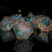 Merchant Guild House - Dice - Mythical Luminous Petal - Sharp Edge Resin - Cardboard Memories Inc.