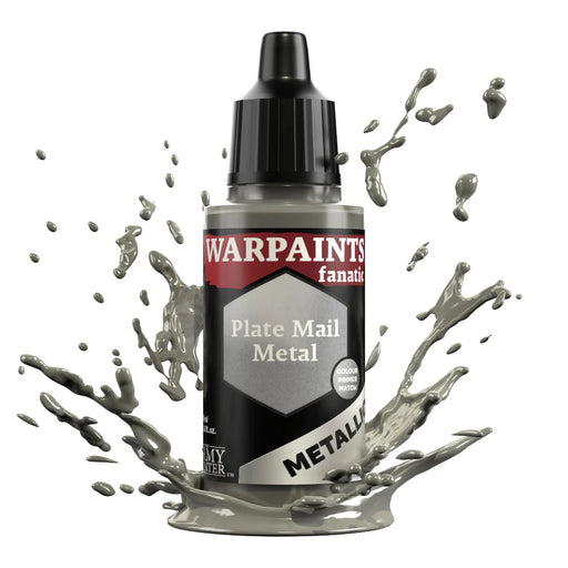 Paints and Paint Accessories Army Painter - Warpaints - Plate Mail Metal - WP1130 - Cardboard Memories Inc.