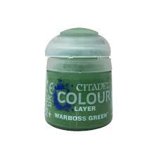 Paints and Paint Accessories Citadel Layer - Warboss Green 12ml - 22-25 - Cardboard Memories Inc.