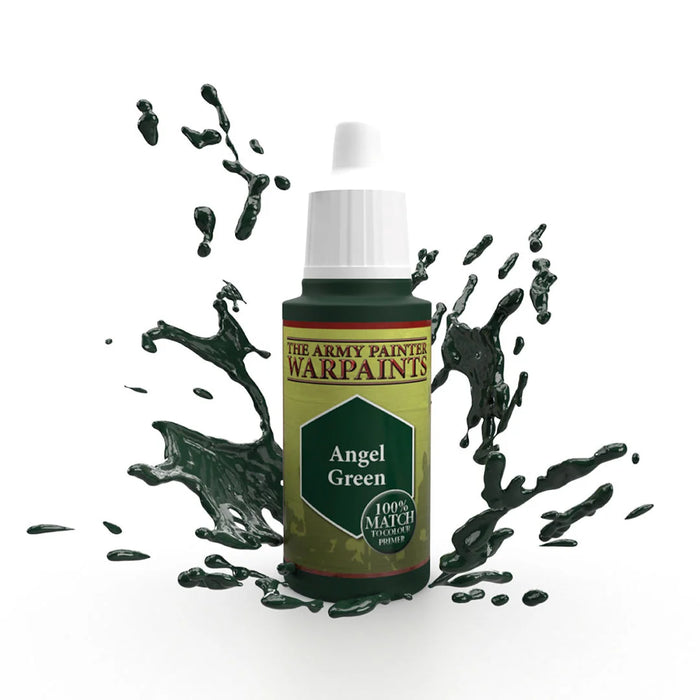 Paints and Paint Accessories Army Painter - Warpaints - Angel Green - WP1112 - Cardboard Memories Inc.