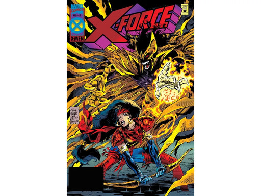 Comic Books Marvel Comics X-Force (1991 1st Series) 043 Deluxe Edition (Cond. FN) 20563 - Cardboard Memories Inc.
