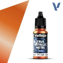 Acrylicos Vallejo - True Metallic Metal - Base - Ancient Copper - 77 124