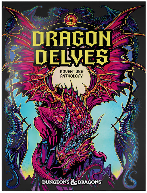 Role Playing Games Wizards of the Coast - Dungeons and Dragons - 5th Edition - Dragon Delves - An Adventure Anthology - Alternate Hardcover - Cardboard Memories Inc.