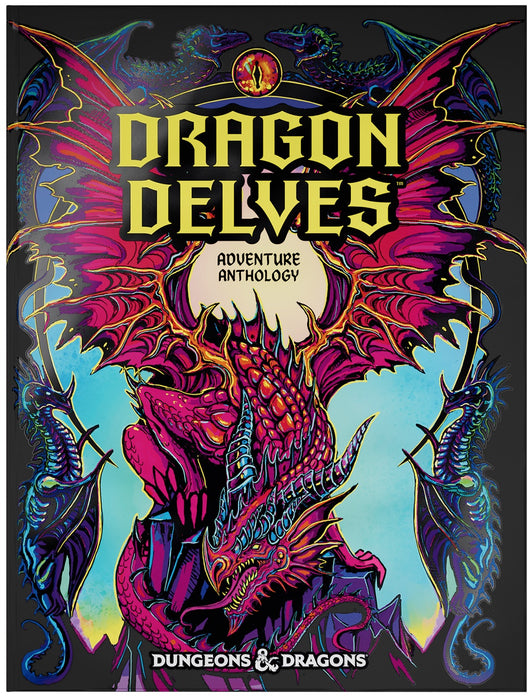 Role Playing Games Wizards of the Coast - Dungeons and Dragons - 5th Edition - Dragon Delves - An Adventure Anthology - Alternate Hardcover - Cardboard Memories Inc.