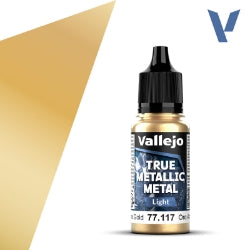 Acrylicos Vallejo - True Metallic Metal - Light - Arcane Gold - 77 117