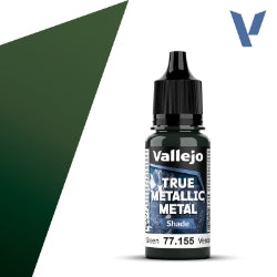 Acrylicos Vallejo - True Metallic Metal - Shade - Amber Green - 77 155