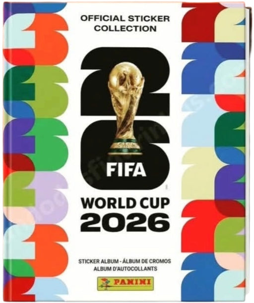 Stickers Panini - 2026 - Soccer - FIFA World Cup - Hardcover Sticker Album - Cardboard Memories Inc.