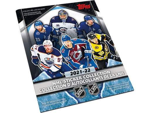 Non Sports Cards Topps - 2021-22 - Hockey - NHL - Sticker Album - Cardboard Memories Inc.
