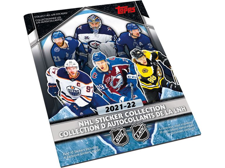 Non Sports Cards Topps - 2021-22 - Hockey - NHL - Sticker Album - Cardboard Memories Inc.