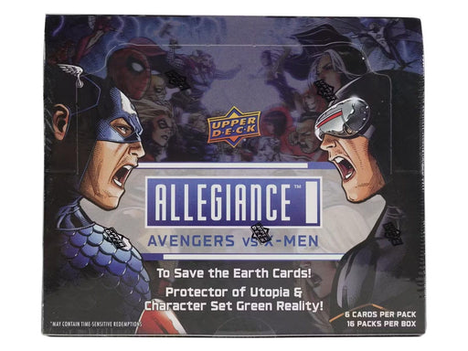 Non Sports Cards Upper Deck - Marvel - Allegiance Avengers vs X-Men - Hobby Box - Cardboard Memories Inc.