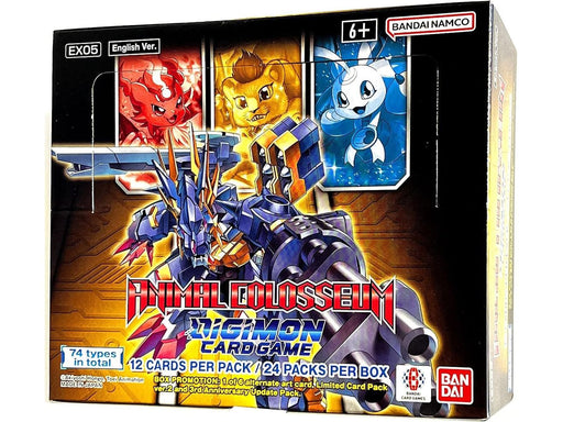 collectible card game Bandai - Digimon - Animal Colosseum - Trading Card Booster Box - Cardboard Memories Inc.