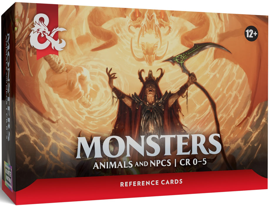 Wizards of the Coast - 2026 - Dungeons and Dragons - 5th Edition - Reference Cards - Monsters - Animals and NPCS