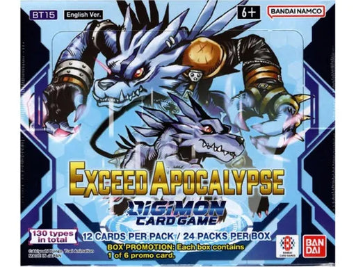collectible card game Bandai - Digimon - Exceed Apocalypse - Trading Card Booster Box - Cardboard Memories Inc.