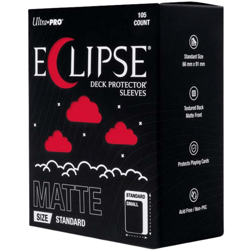 Supplies Ultra Pro - Eclipse Matte Deck Protectors - Standard Size - 105 Count Apple Red - Cardboard Memories Inc.