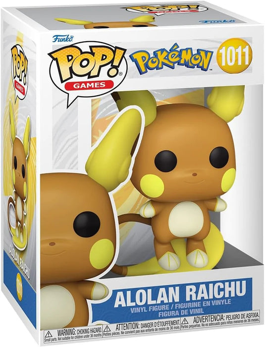 Action Figures and Toys POP! - Games - Pokemon - Alolan Raichu - Cardboard Memories Inc.