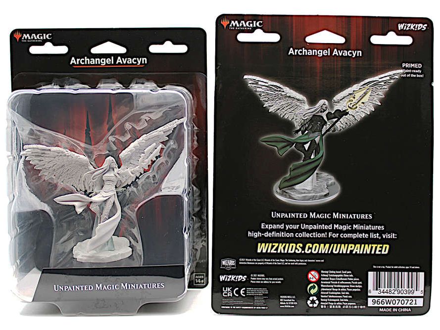 Role Playing Games Wizkids - Magic the Gathering - Unpainted Miniature - Archangel Avacyn - 90399 - Cardboard Memories Inc.