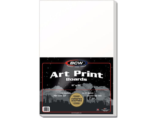 Supplies BCW - Art Print Boards 11 x 17 - Cardboard Memories Inc.