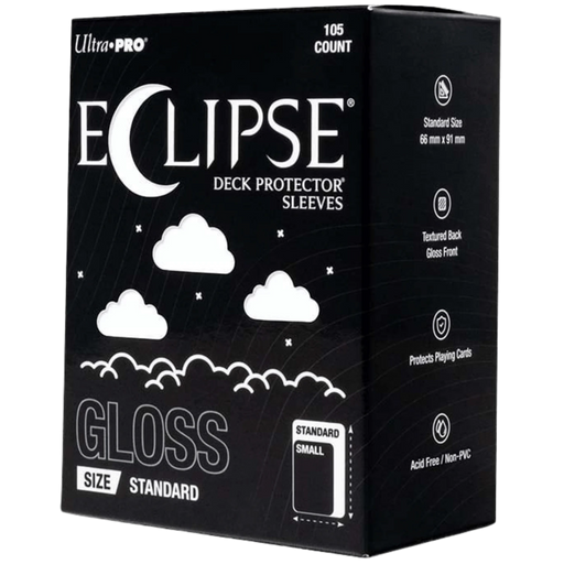 Supplies Ultra Pro - Eclipse Gloss Deck Protectors - Standard Size - 105 Count Arctic White - Cardboard Memories Inc.