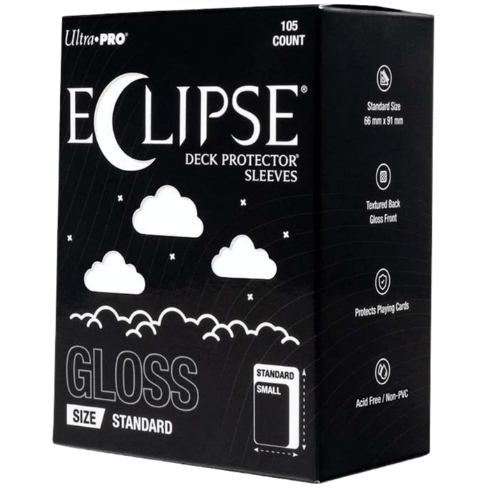 Ultra Pro - Eclipse Gloss Deck Protectors - Standard Size - 105 Count Arctic White