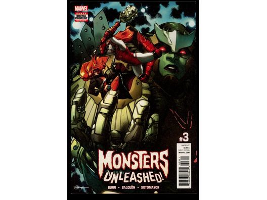 Comic Books Marvel Comics - Monsters Unleashed (2017 2nd Series) 003 (Cond. VF-) - 18674 - Cardboard Memories Inc.