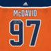Collectible Merchandise Upper Deck Authenticated - Connor McDavid Autographed Authentic Edmonton Oilers Adidas Orange Jersey - Cardboard Memories Inc.