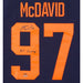 Collectible Merchandise Upper Deck Authenticated - Connor McDavid Autographed & Inscribed Authentic Navy Adidas Edmonton Oilers Alternate Jersey - Cardboard Memories Inc.