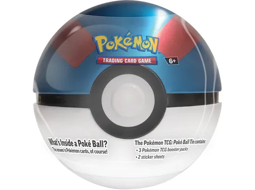 Trading Card Games Pokemon - 2023 - Fall Pokeball Collector Tin - Great Pokeball - Cardboard Memories Inc.