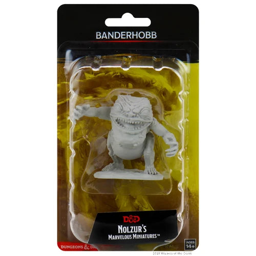 Role Playing Games Wizkids - Dungeons and Dragons - Unpainted Miniature - Nolzurs Marvellous Miniatures - Banderhobb - 90160 - Cardboard Memories Inc.