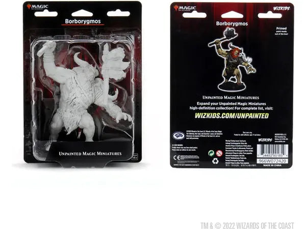 Role Playing Games Wizkids - Magic the Gathering - Unpainted Miniature - Borborygmos Cyclops - 90185 - Cardboard Memories Inc.