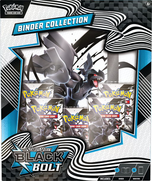 Trading Card Games Pokemon - Scarlet and Violet - Black and White - Black Bolt - Binder Collection - Cardboard Memories Inc.