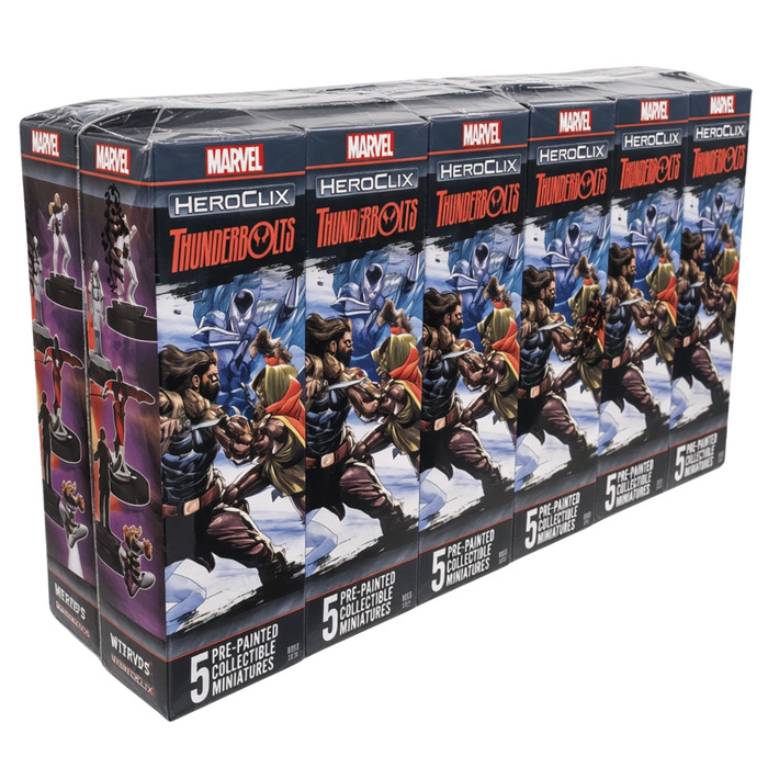 Collectible Miniature Games Wizkids - Marvel - HeroClix - Thunderbolts - Booster Brick - Cardboard Memories Inc.